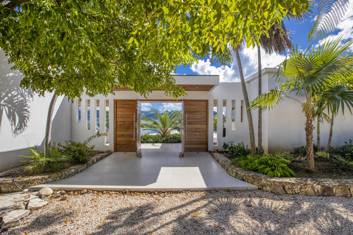 Location villa Saint Martin Terres Basses - villa 5 chambres 10 prsonnes - 300m de la plage de Baie aux Prunes - Vue mer et Piscine (31)
